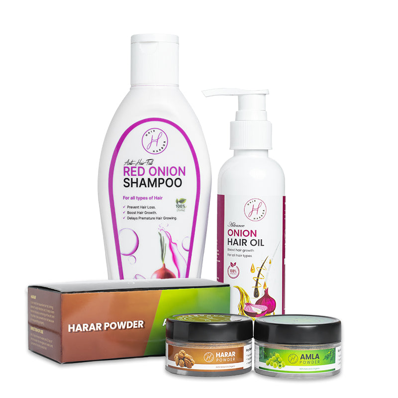 Hair Oil, Shampoo and Harar Powder