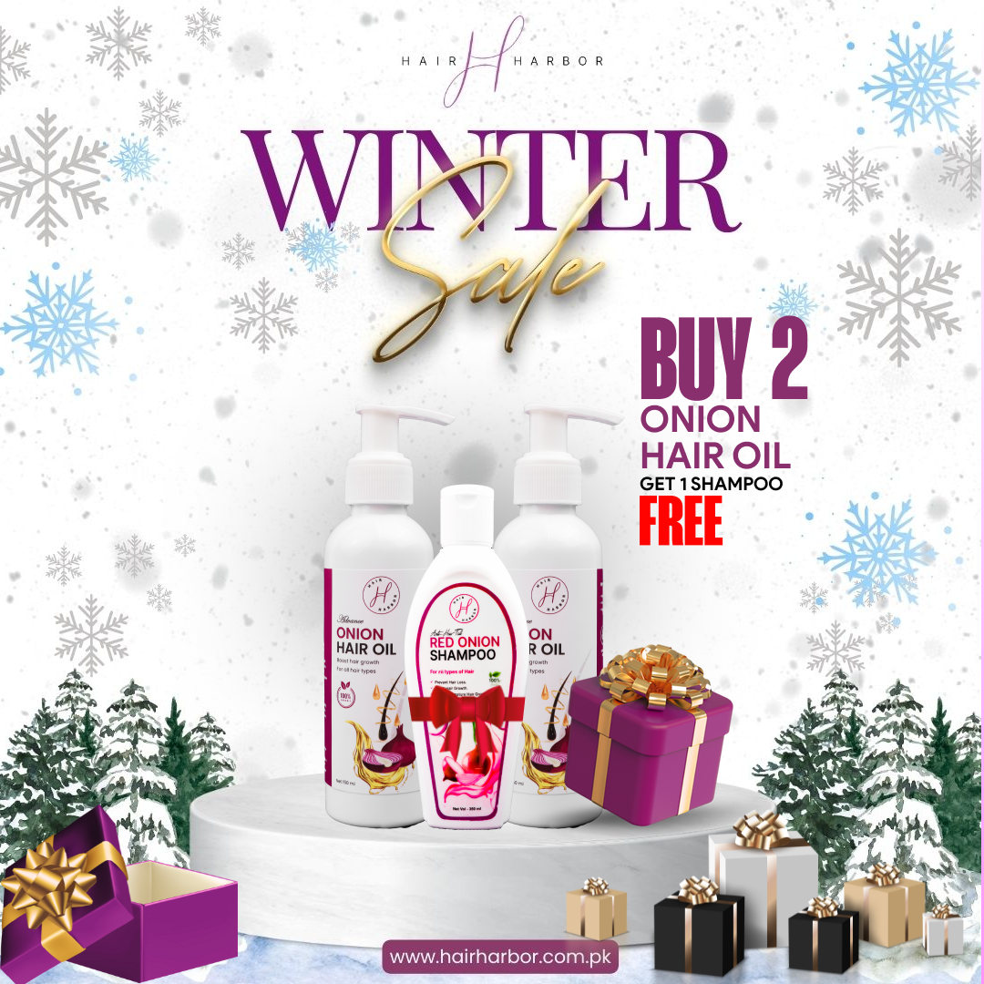 2 Onion Hair Oil + Gift