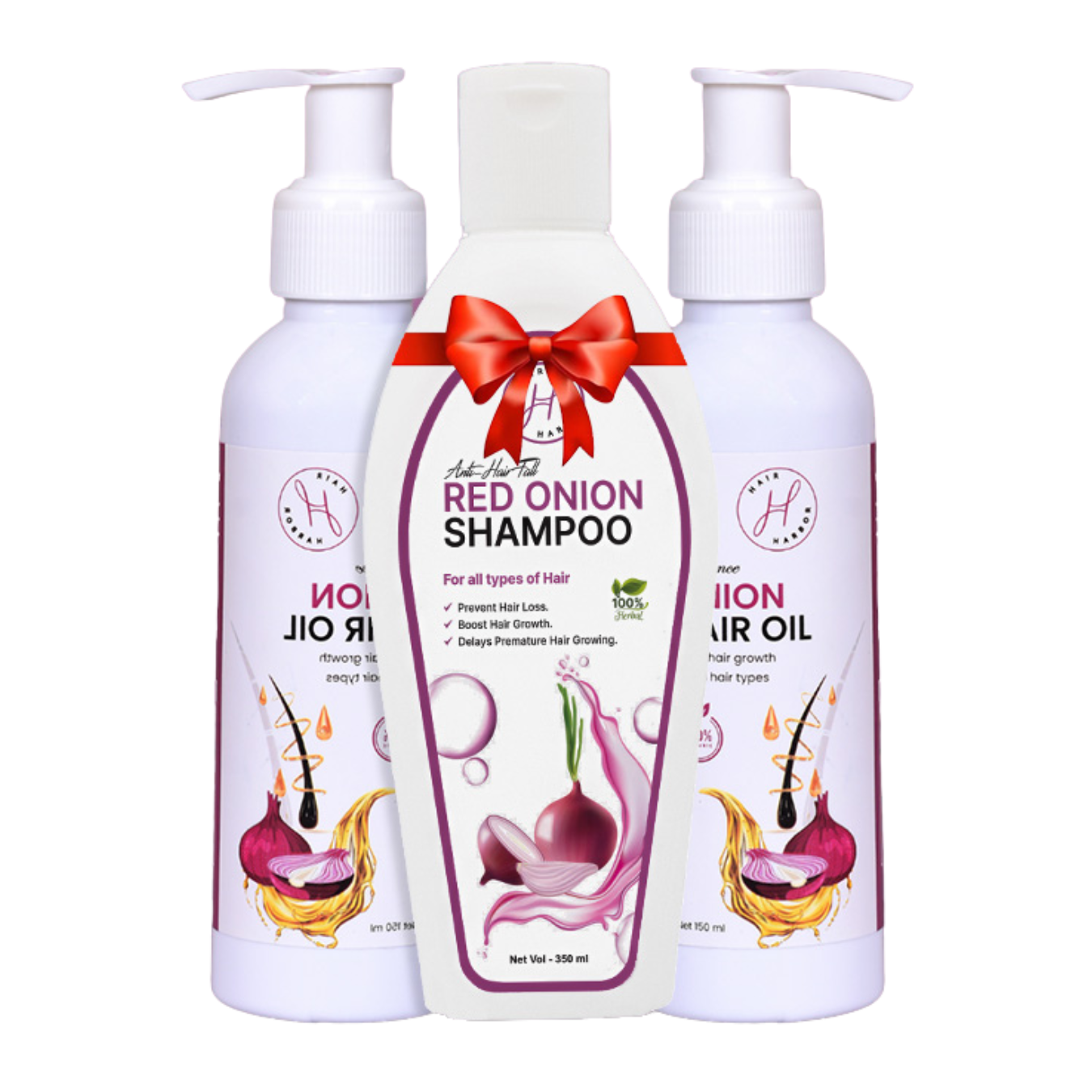 Combo of Onion Hair Oil and Shampoo